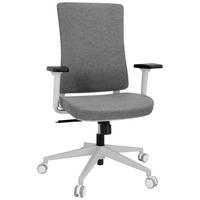 VRTLJIVI STOL umetna masa, tekstil siva  - siva/črna, Basics, umetna masa/tekstil (66/104/58cm) - MID.YOU