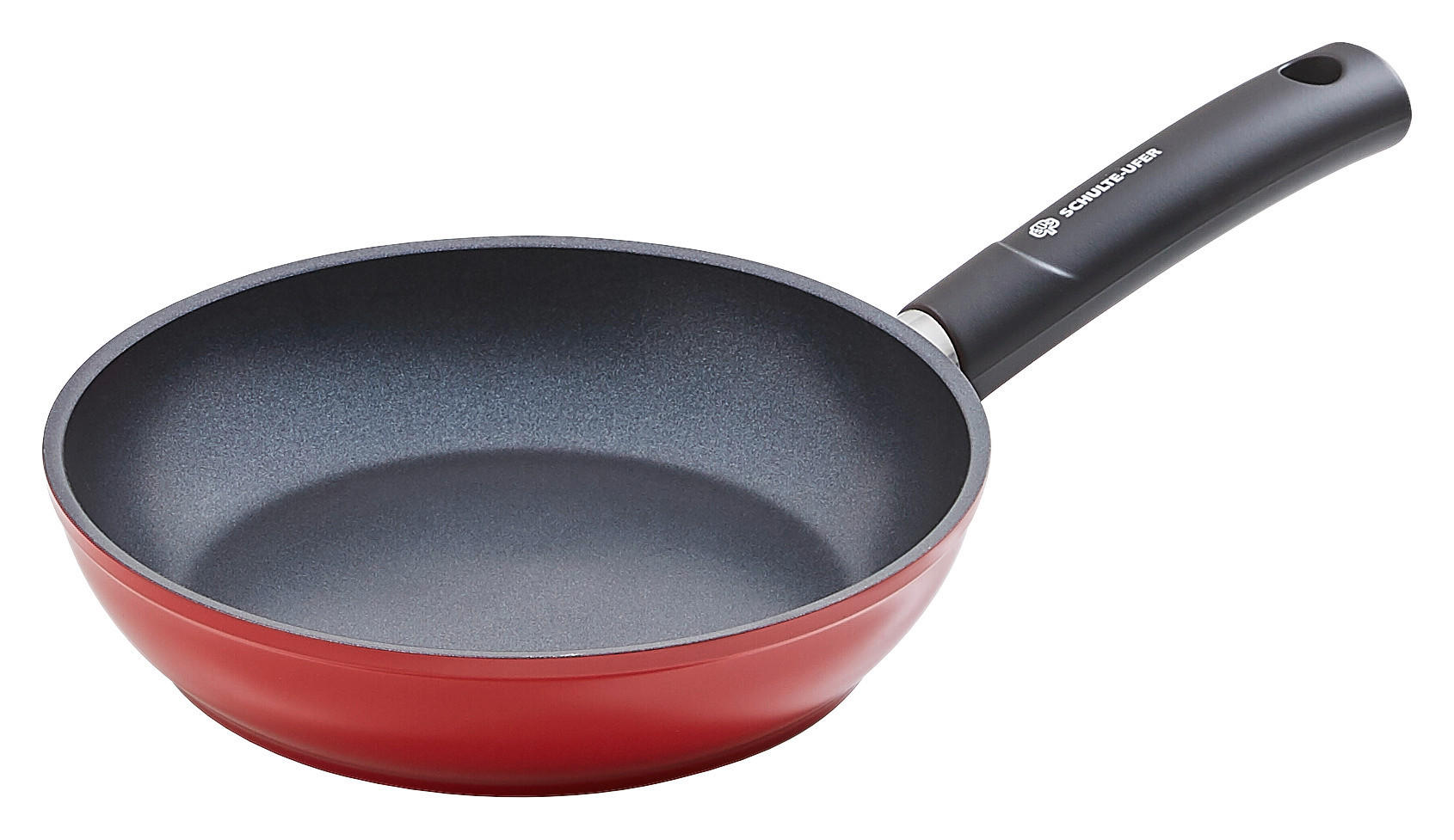BRATPFANNE Victoria PTFE-Antihaftbeschichtung 20 cm  - Rot/Schwarz, Basics, Metall (20cm) - Schulte Ufer
