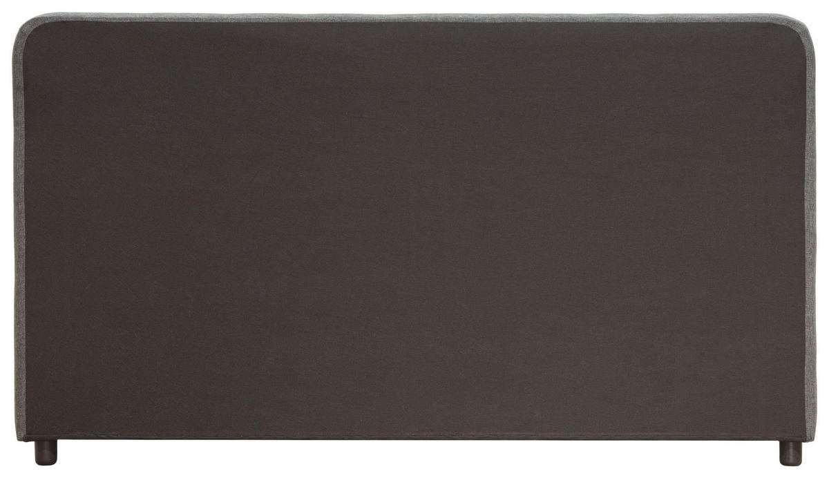 POLSTERBETT 180/200 cm  in Dunkelgrau  - Dunkelgrau/Schwarz, KONVENTIONELL, Holz/Textil (180/200cm) - Boxxx