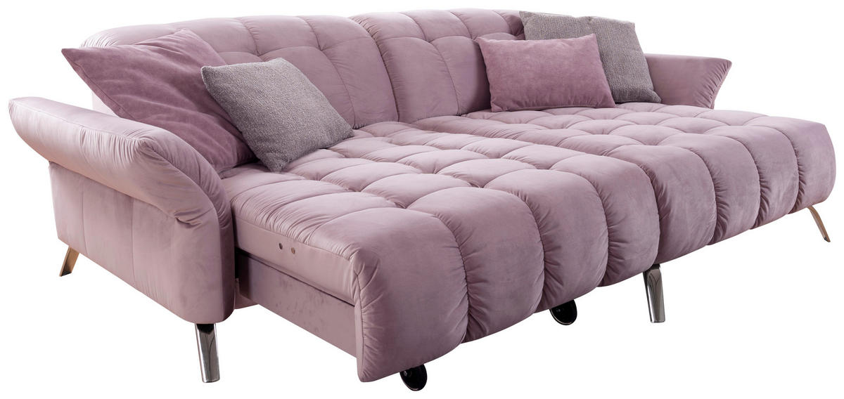 ECKSOFA Flieder  - Flieder, MODERN, Textil/Metall (244 (270)/173cm) - Livetastic