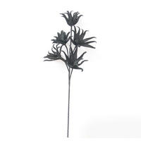 KUNSTBLUME  - Schwarz, Basics, Kunststoff (115cm)