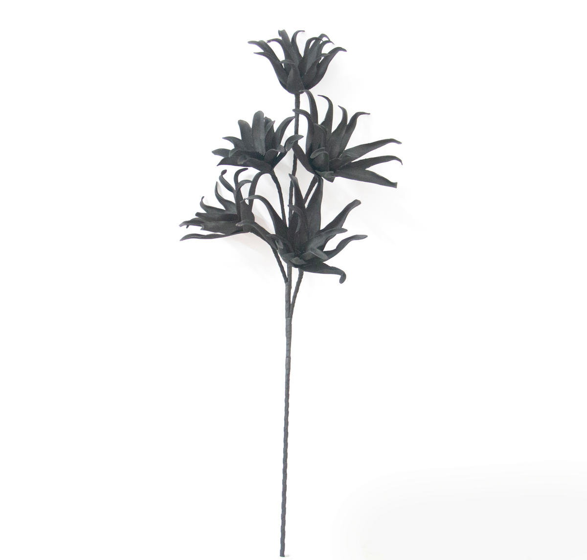 KUNSTBLUME  - Schwarz, Basics, Kunststoff (115cm)