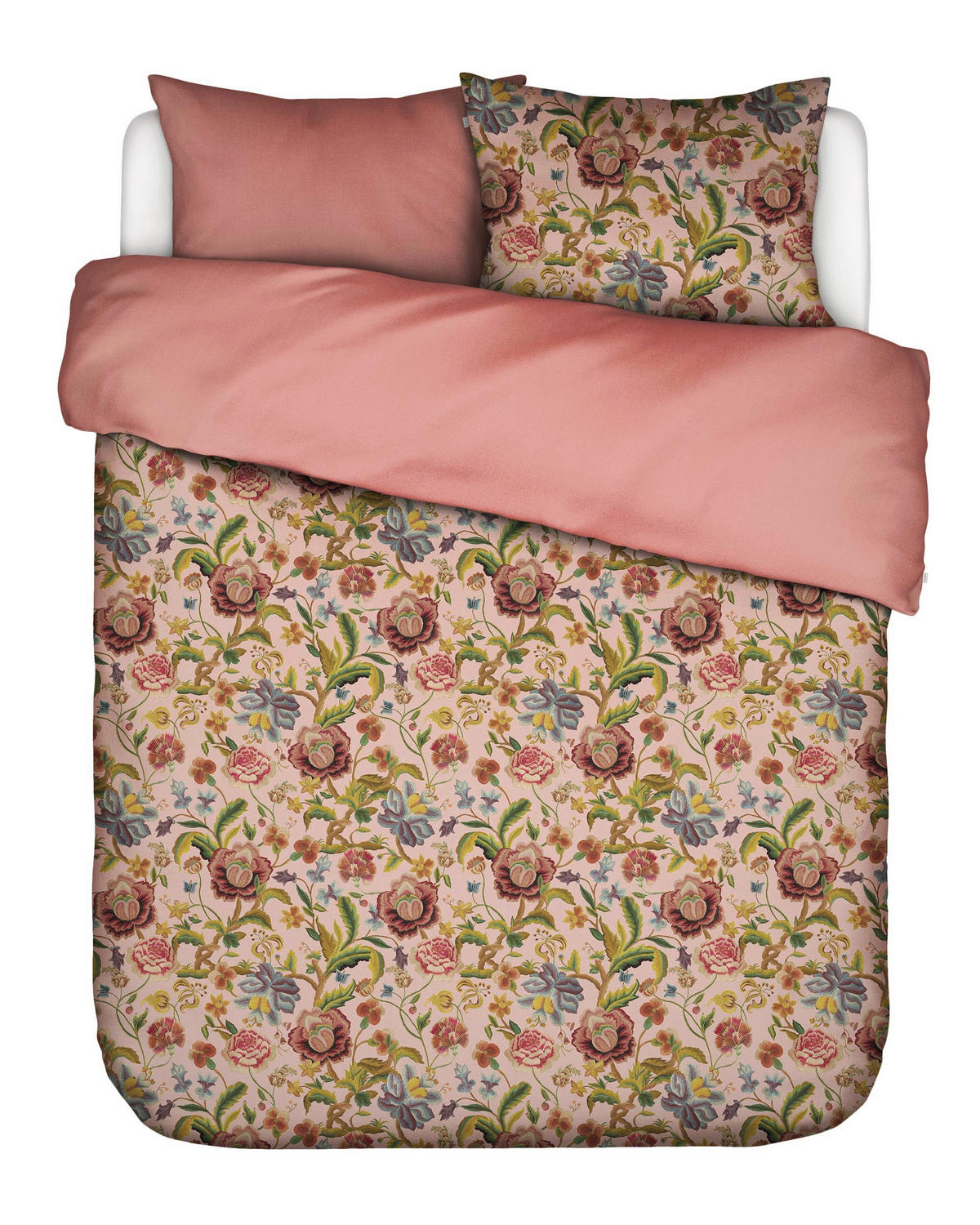 WENDEBETTWÄSCHE ROSELINA Satin 200/200 cm  - Rosa, KONVENTIONELL, Textil (200/200cm) - Essenza