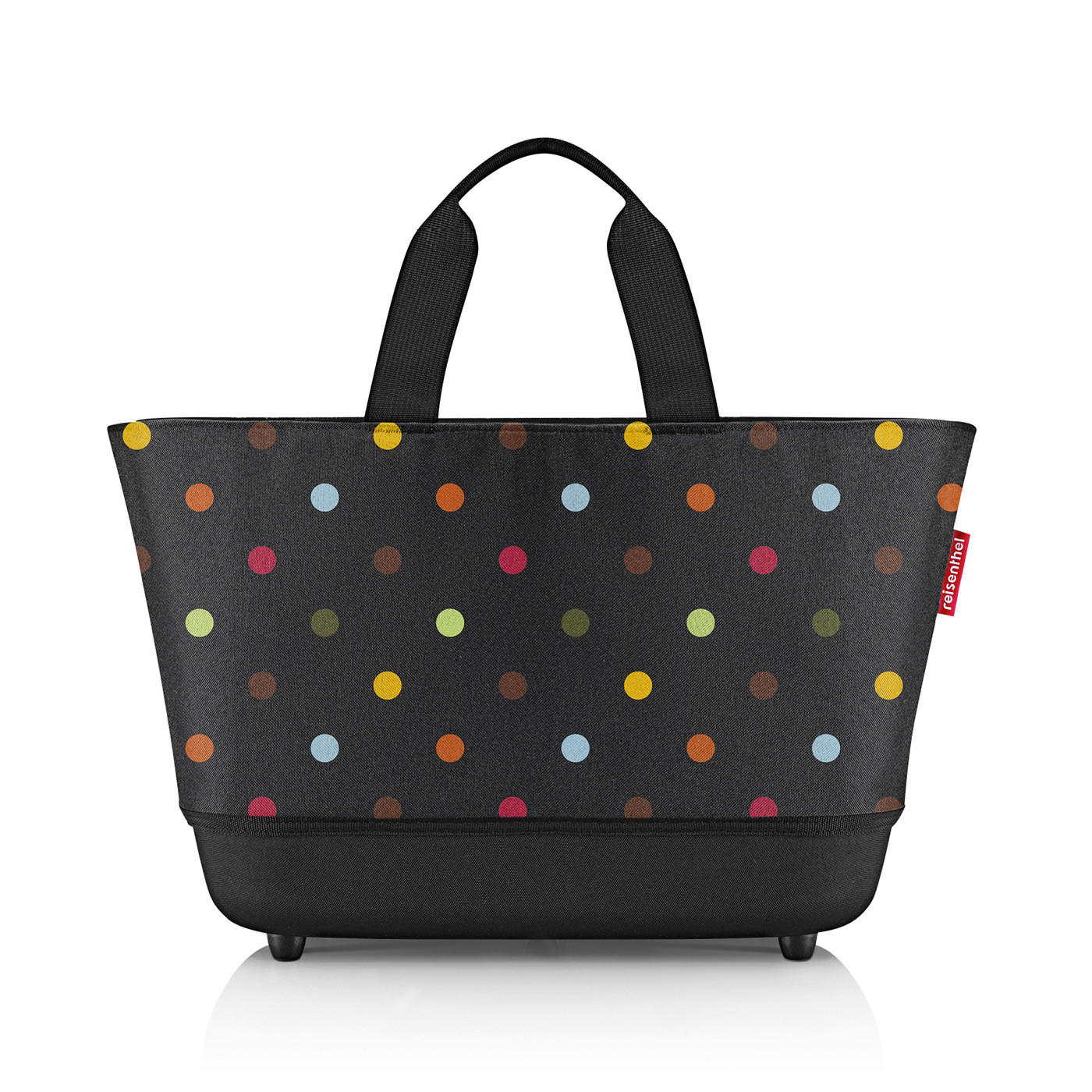 EINKAUFSKORB Dots 22 L  - Gelb/Rot, Basics, Kunststoff/Textil (48/28/33cm) - Reisenthel