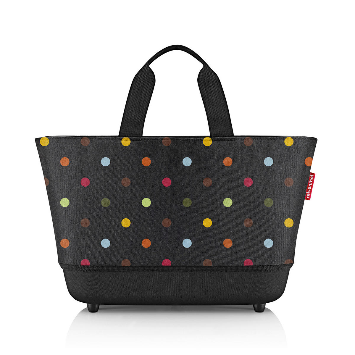 EINKAUFSKORB Dots 22 L  - Gelb/Rot, Basics, Kunststoff/Textil (48/28/33cm) - Reisenthel