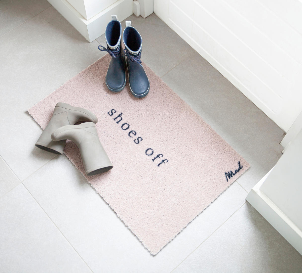 FUßMATTE  50/75 cm  Creme  - Creme, Trend, Kunststoff (50/75cm) - madaboutmats