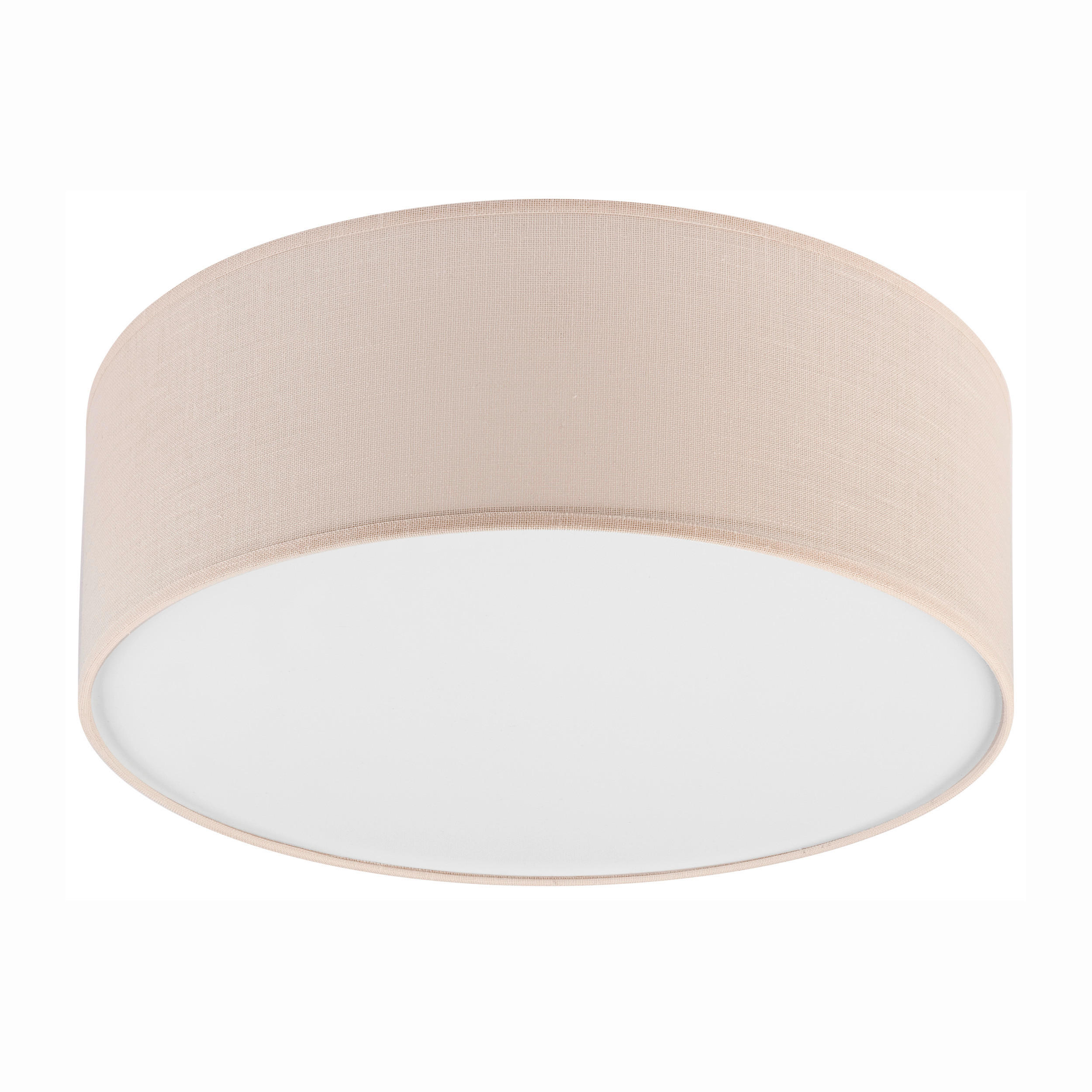 DECKENLEUCHTE Vivian 13/35 cm   - Creme, KONVENTIONELL, Textil (13/35cm)