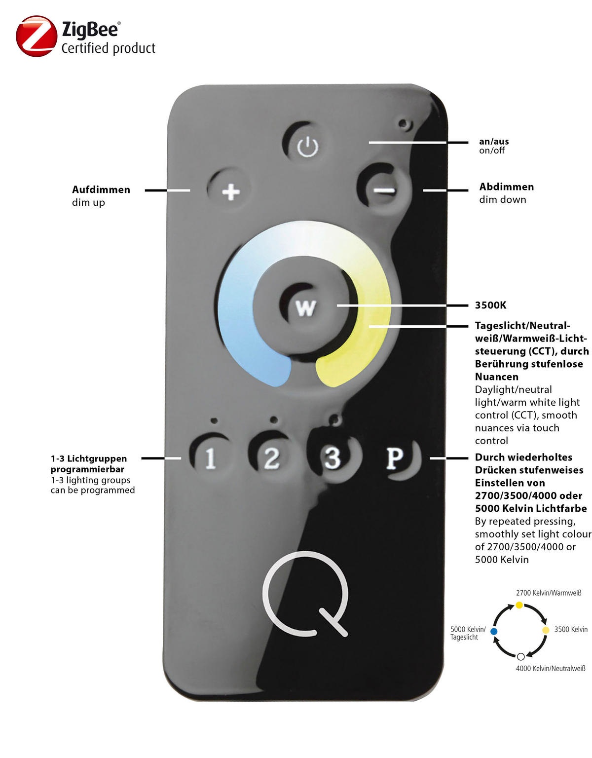 LED-DECKENLEUCHTE 16,5 W    60/60/8 cm  - Silberfarben, Design, Kunststoff/Metall (60/60/8cm) - Paul Neuhaus