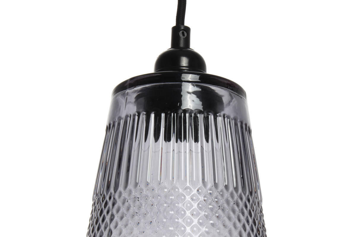 HÄNGELEUCHTE  14,5/25/14,5 cm   - Grau, Trend, Glas (14,5/25/14,5cm) - Kayoom