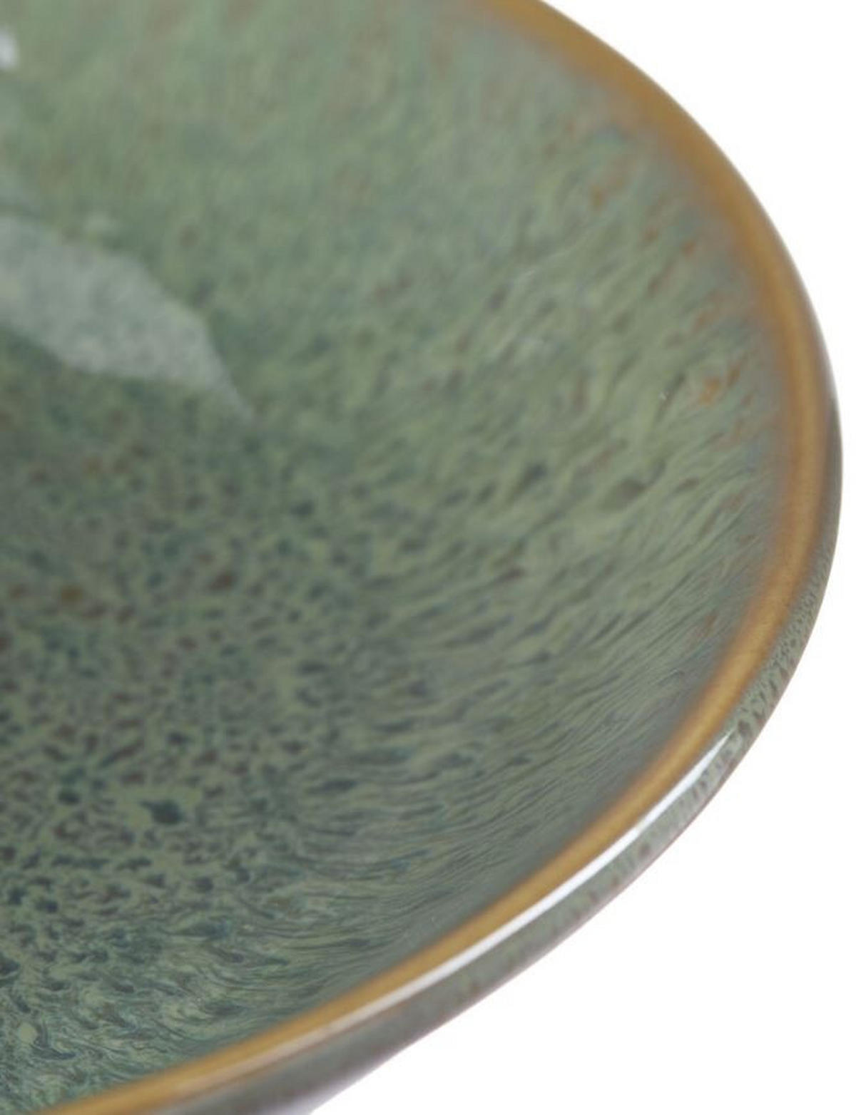 TELLERSET Matera 6-teilig  - Grün, LIFESTYLE, Keramik (16,3/3,2/16,3cm) - Leonardo