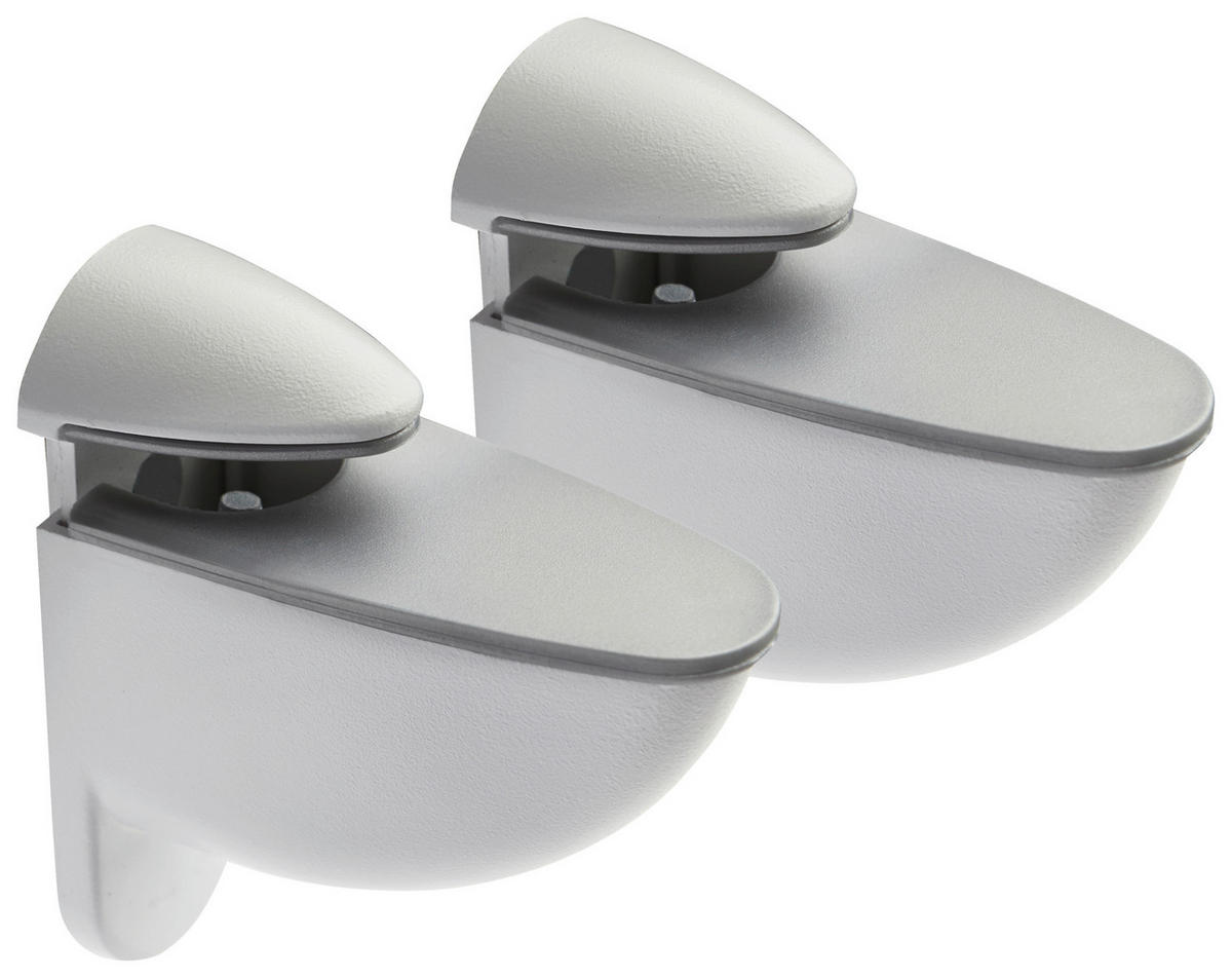 SUPORT DE PERETE - alb, Konventionell, plastic/metal (8,5/8/3.5cm) - Xora