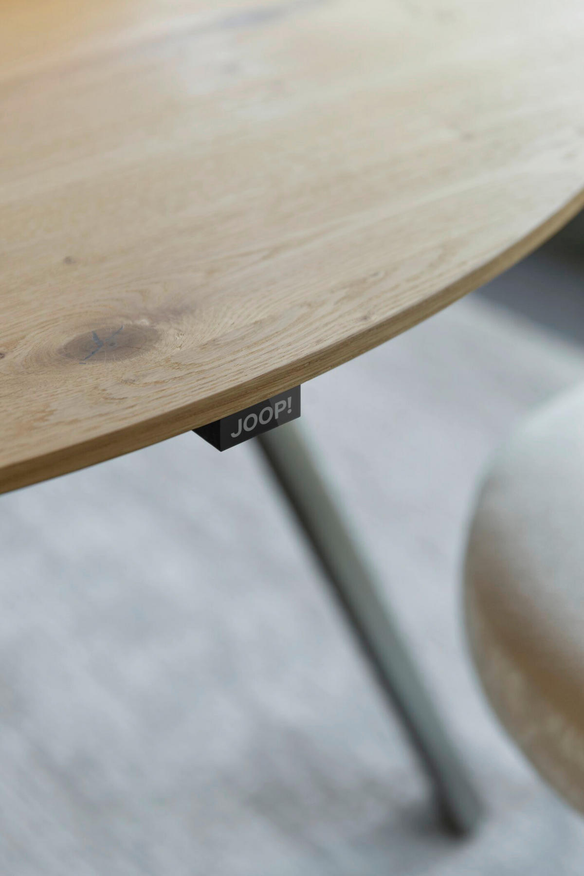 ESSTISCH in Holz, Metall 140/140/76 cm  - Wildeiche, Design, Holz/Metall (140/140/76cm) - Joop!