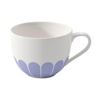 KAFFEETASSE Fleur Bleu   160 ml  - Weiß/Hellblau, Design, Keramik (11,5/8,5/6,5cm) - Villeroy & Boch