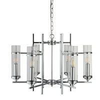 HÄNGELEUCHTE 60/60/42 cm  - Chromfarben, Design, Glas/Metall (60/60/42cm)