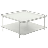 COUCHTISCH 75/75/34,3 cm quadratisch Creme  - Creme, Basics, Metall (75/75/34,3cm) - Xora