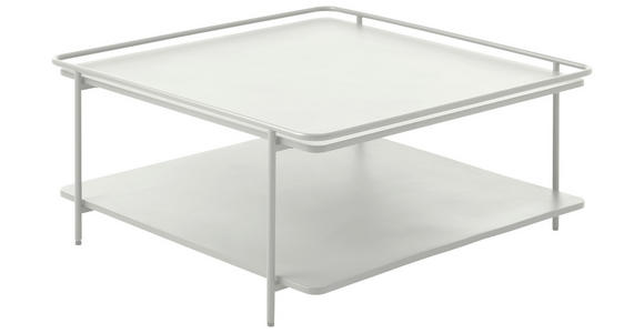 COUCHTISCH 75/75/34,3 cm quadratisch Creme - Creme, Basics, Metall (75/75/34,3cm) - Xora