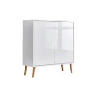 KOMMODE Mailand Typ 4 + HF, 79/86/33 cm,  - Weiß Hochglanz/Weiß, MODERN, Holz/Holzwerkstoff (79/86/33cm) - MID.YOU
