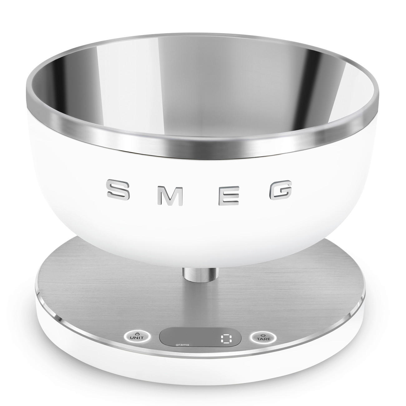 ELEKTRISCHE KÜCHENWAAGE Collection  - Weiss, Trend, Kunststoff (20.5/15.0/20.5cm) - SMEG