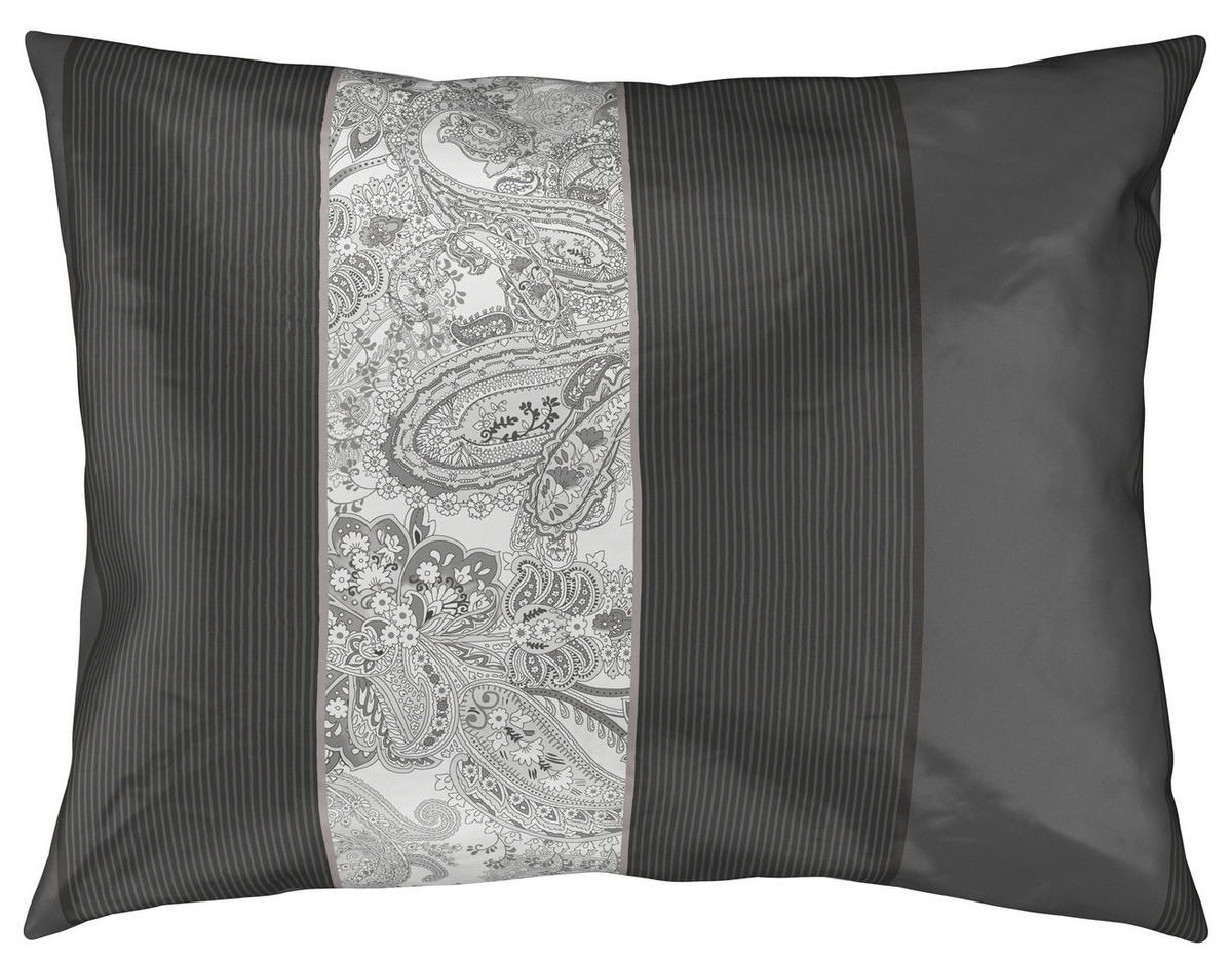 POSTEĽNÁ BIELIZEŇ, satén, antracitová, 140/200 cm - antracitová, Design, textil (140/200cm) - Dieter Knoll
