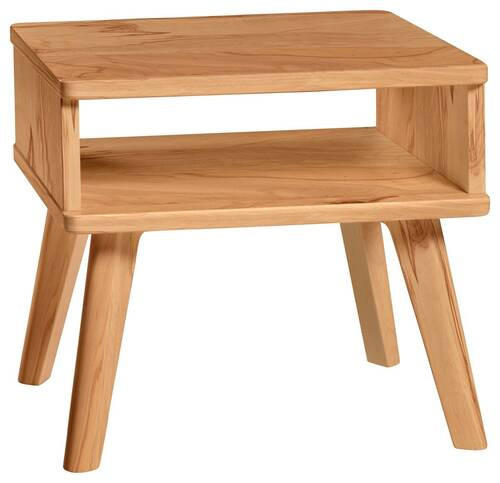 NACHTKÄSTCHEN in massiv Buche Buchefarben  - Buchefarben, Design, Holz (48/38/42cm) - Hasena