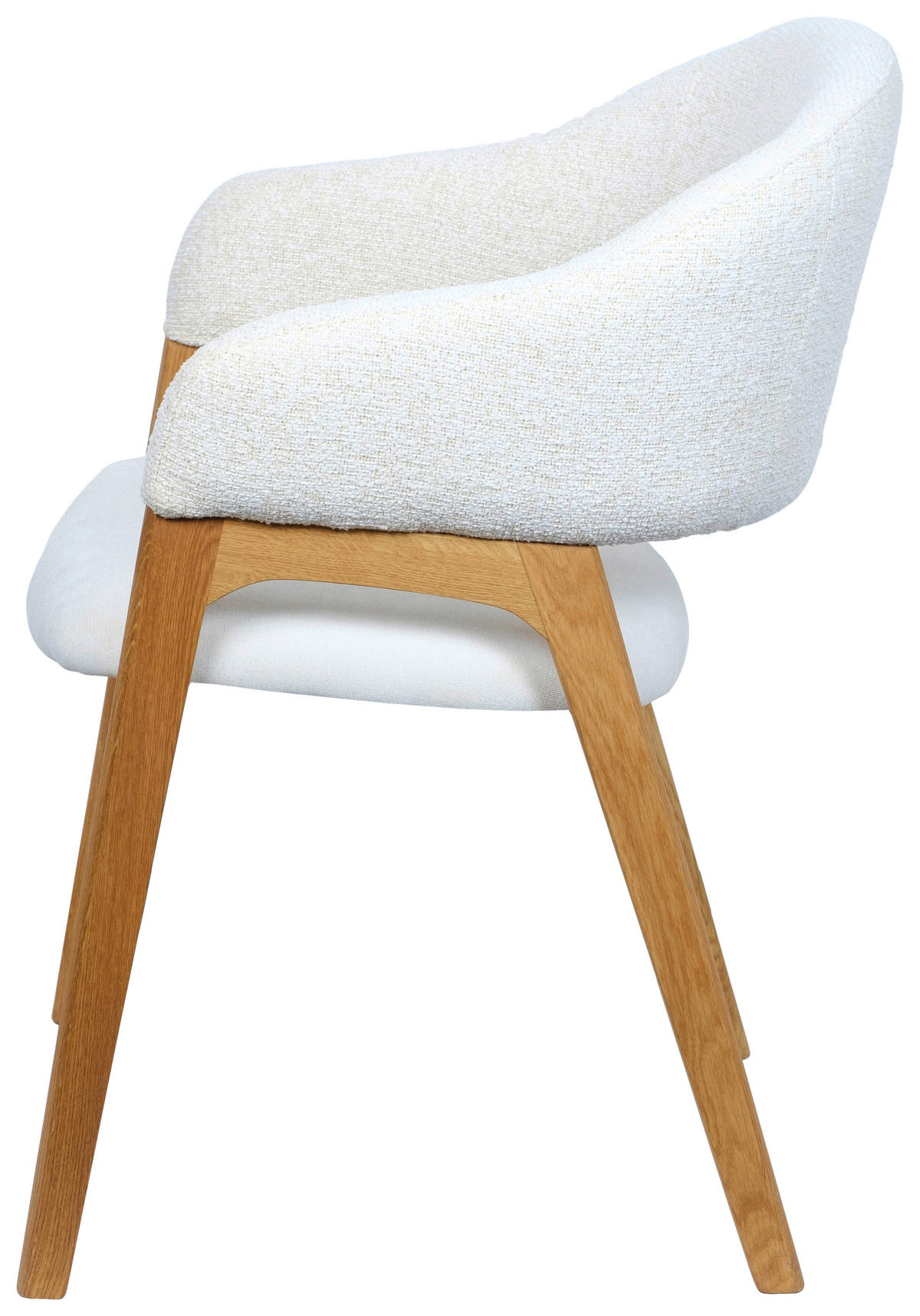 ARMLEHNSTUHL  in Webstoff  - Eichefarben/Beige, KONVENTIONELL, Holz/Textil (56,5/82,5/59,5cm) - Linea Natura