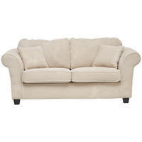 2-SITZER-SOFA in Cord Naturfarben  - Dunkelbraun/Naturfarben, Konventionell, Holz/Textil (190/70/90cm) - home24