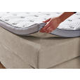 BOXSPRINGBETT 160/200 cm  in Naturfarben  - Schwarz/Naturfarben, KONVENTIONELL, Kunststoff/Textil (160/200cm) - Carryhome