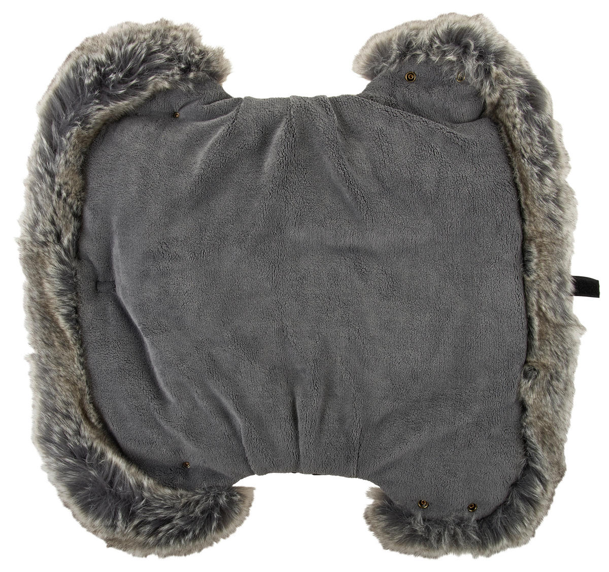 MUFF Eisbär  - Schwarz, Basics, Textil (65/35/6cm) - Jimmylee