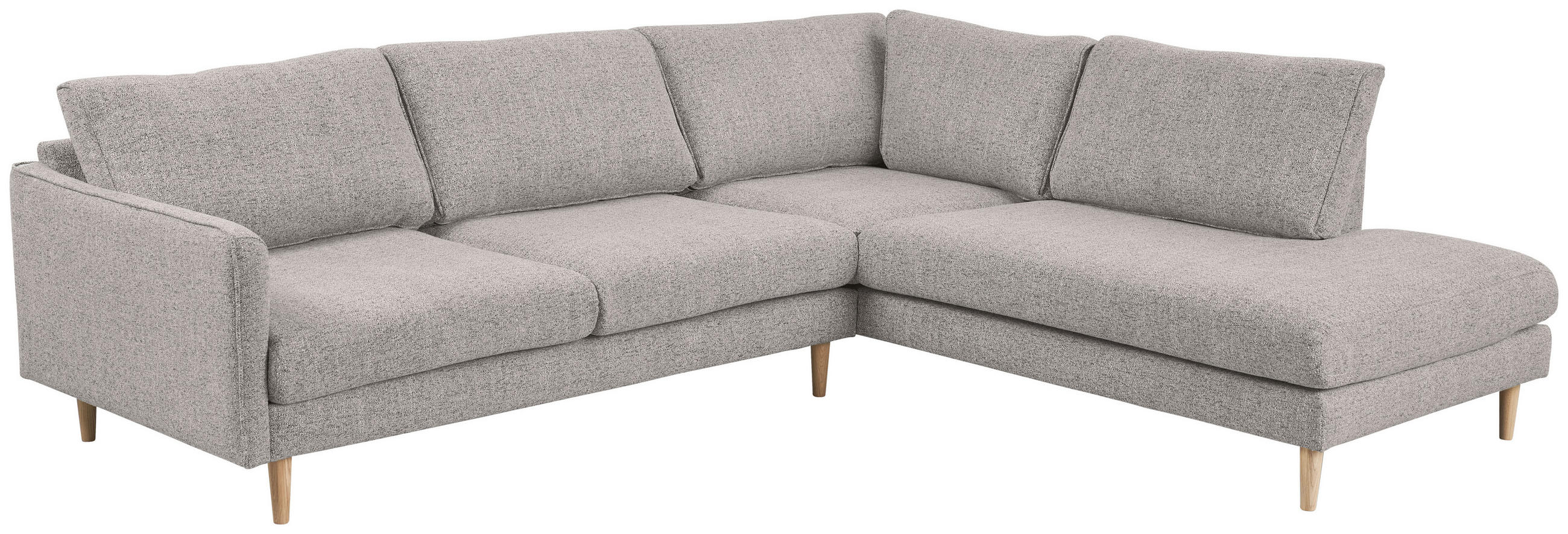 SOFFA i greige  - greige/ekfärgad, Design, trä/textil (257/82,5/223cm) - Best Price