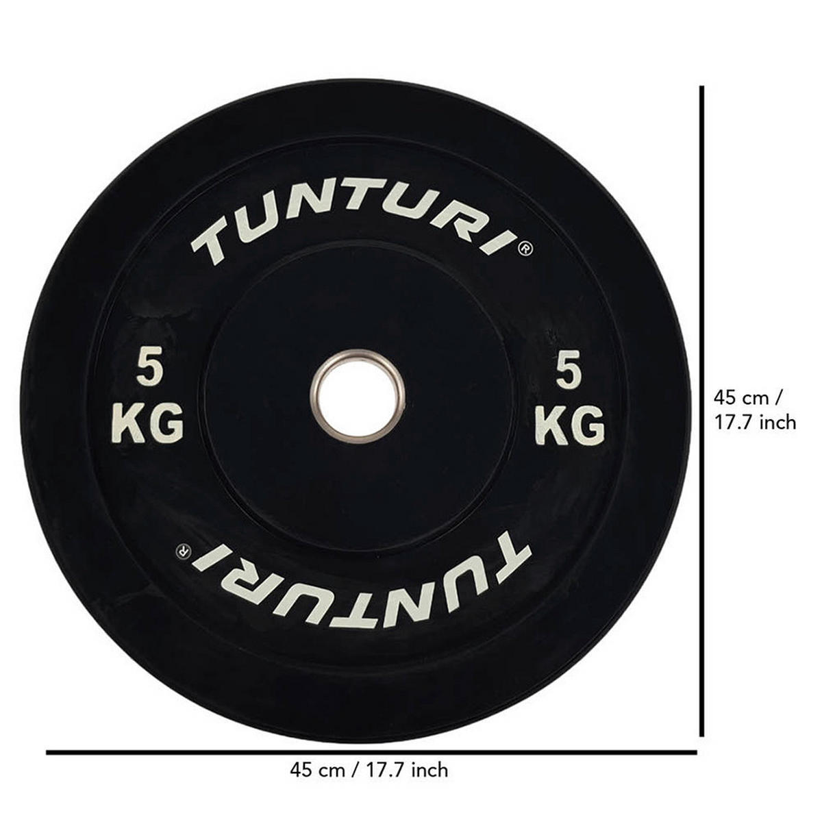 HANTELSCHEIBE  - Schwarz, KONVENTIONELL, Metall (45/45/2,5cm)