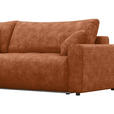 ECKSOFA  in Webstoff Orange  - Schwarz/Orange, KONVENTIONELL, Kunststoff/Textil (192/270cm) - Carryhome