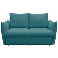 2-SITZER-SOFA in Mikrofaser Petrol  - Petrol, Design, Textil (180/100/97cm) - LOOKS by W.Joop