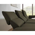 ECKSOFA  in Flachgewebe Dunkelgrün  255-365/175-224 cm  - Dunkelgrün/Schwarz, Design, Textil/Metall (255-365/175-224cm) - Dieter Knoll