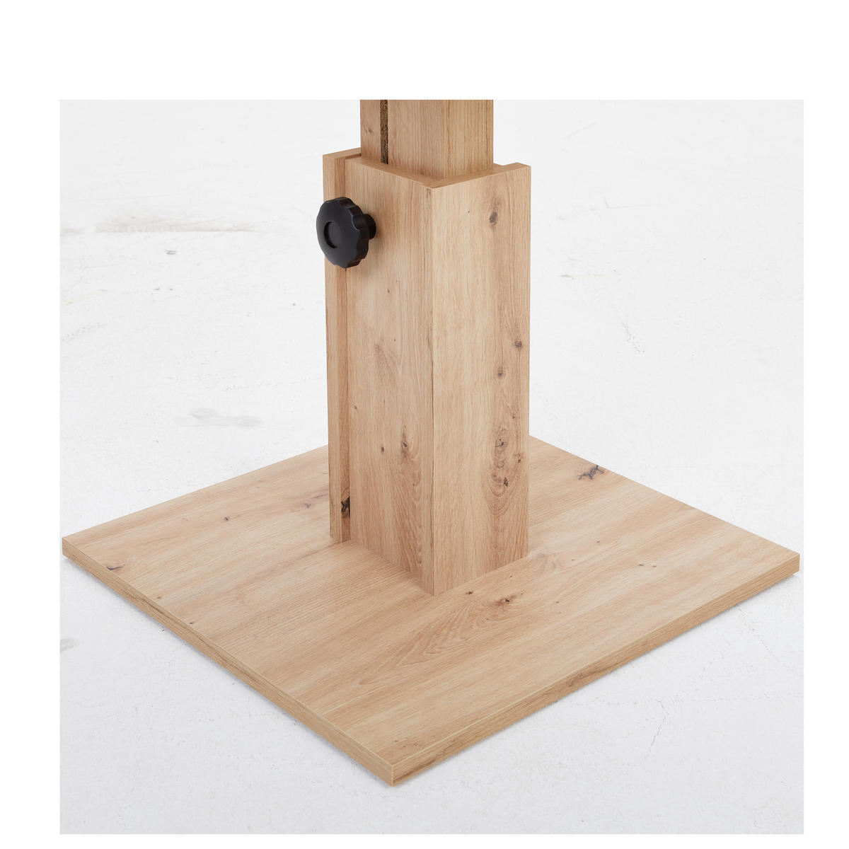 COUCHTISCH in Holzwerkstoff  - Wildeiche/Weiß, Basics, Holzwerkstoff (65/52-77/65cm) - P & B