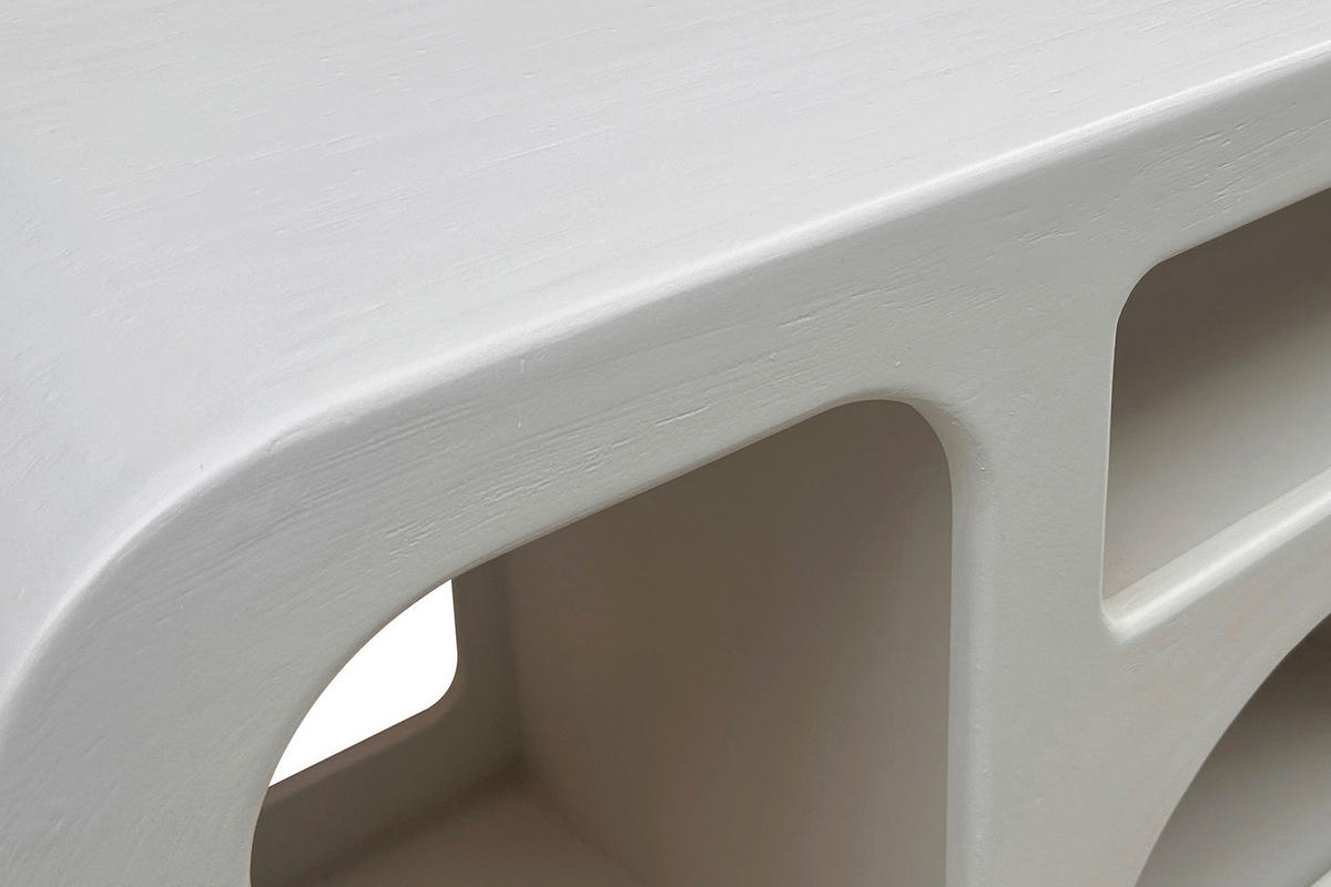 LOWBOARD  in 160/50/40 cm  - Weiß, Design, Holzwerkstoff/Stein (160/50/40cm) - MID.YOU