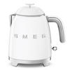 WASSERKOCHER 0,8 l  - Weiß Hochglanz, Design, Metall (22,3/24,8/17,1cm) - SMEG