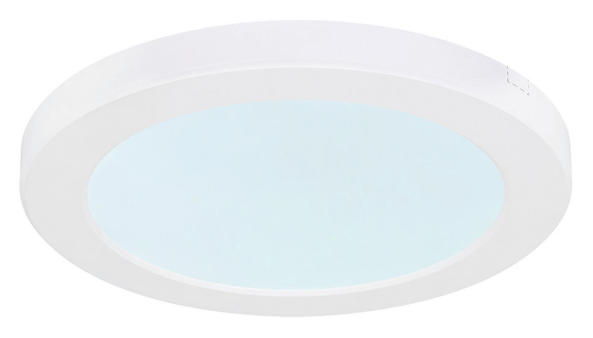 Plafonieră Cu Led 18 W  22/1,8 cm    - alb, Basics, plastic (22/1,8cm) - Boxxx