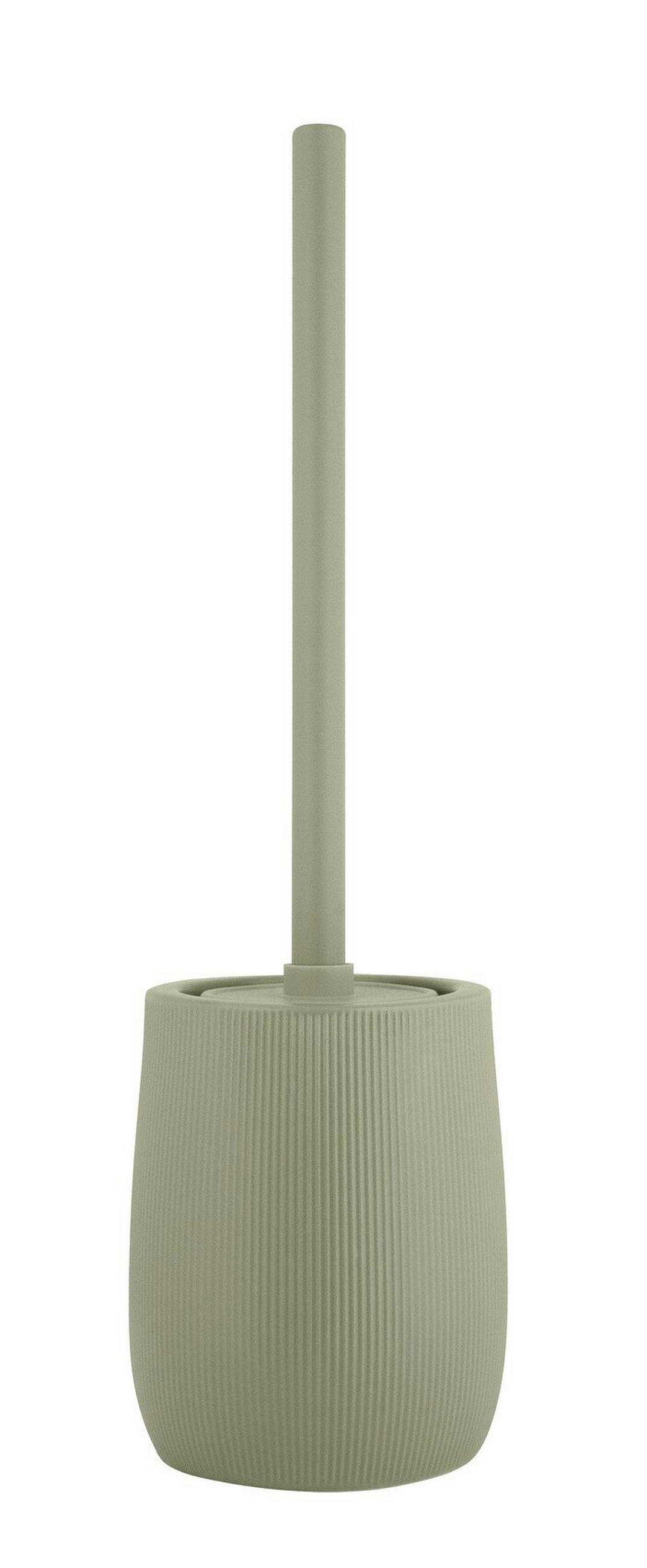 WC-BÜRSTENGARNITUR - Grün, Basics, Keramik/Kunststoff (12/39,5/12cm) - Wenko
