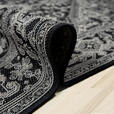 OUTDOORTEPPICH 80/150 cm Plutus Grau, Schwarz  - Schwarz/Grau, Design, Kunststoff (80/150cm) - Novel