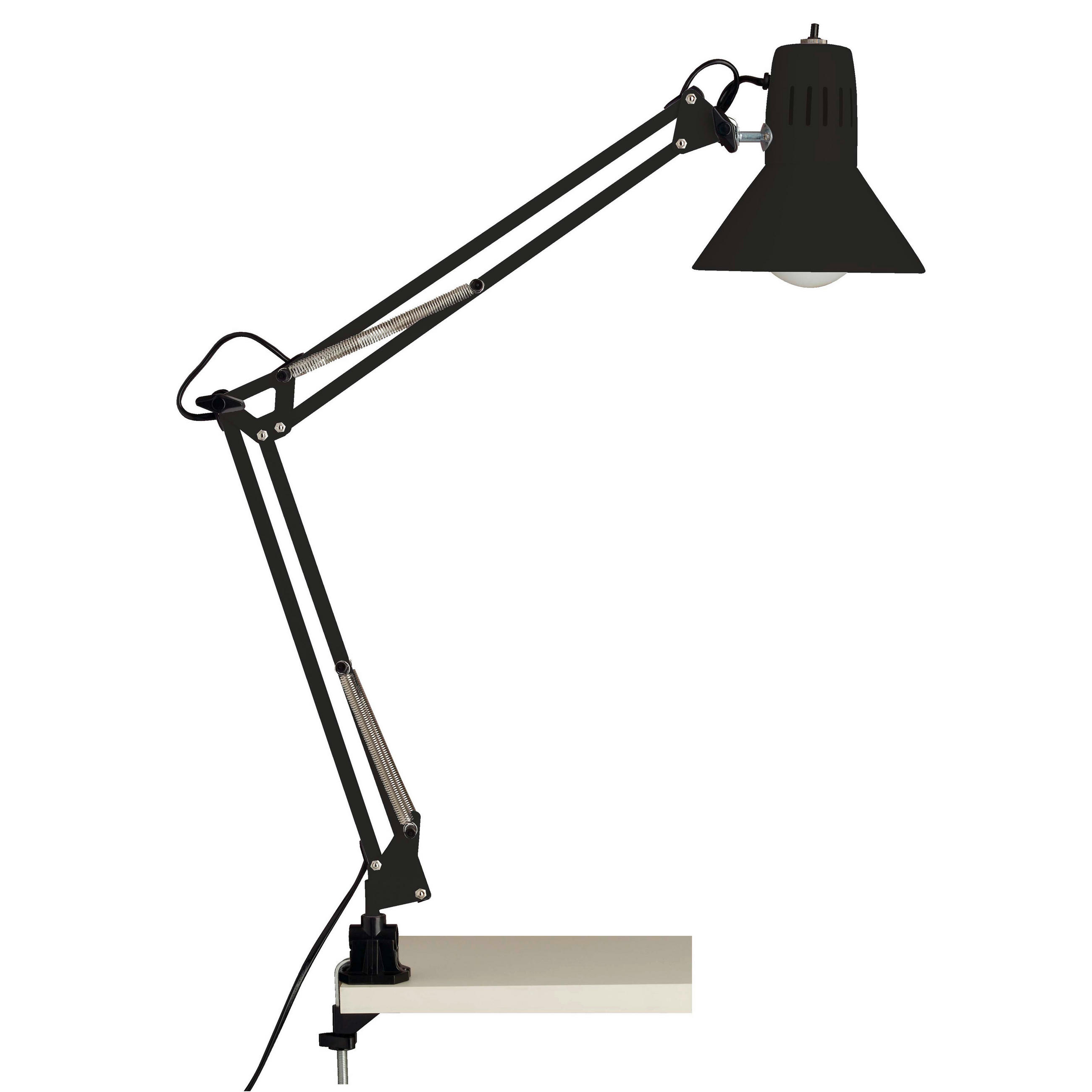 LAMPE À PINCE - noir, Konventionell, métal (17/70cm) - Brilliant