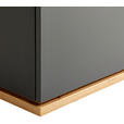 SIDEBOARD  in 184/93/42 cm  - Schwarz/Graphitfarben, Design, Holzwerkstoff/Kunststoff (184/93/42cm) - Xora