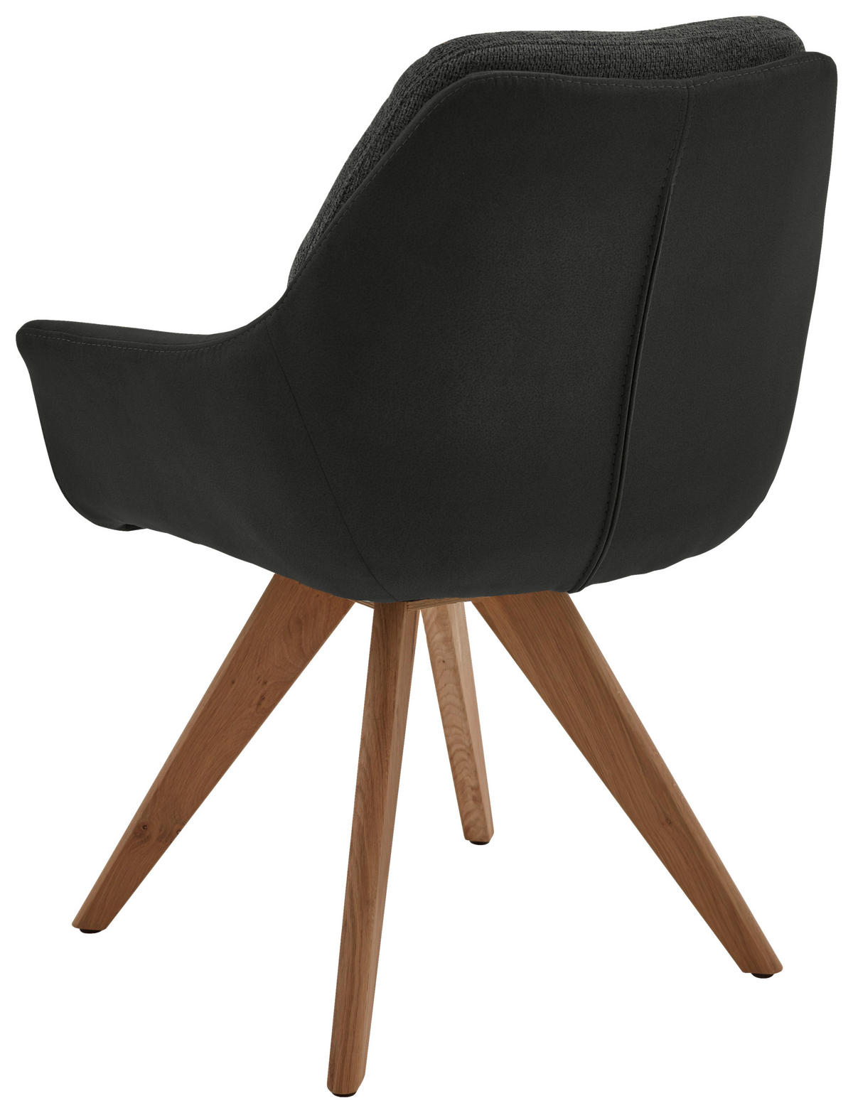 ARMLEHNSTUHL  in Webstoff, Mikrofaser  - Wildeiche/Eichefarben, Design, Holz/Textil (62/83,5/65cm) - Valnatura