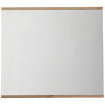 WANDSPIEGEL 85/75/2 cm  - Weiß/Eiche Artisan, Design, Glas/Holzwerkstoff (85/75/2cm) - Xora