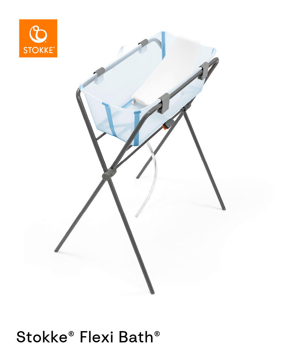 OTROŠKA KOPALNA KAD  FLEXI BATH  24/34/64 cm        - modra, Basics, umetna masa (24/34/64cm) - Stokke