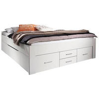 TÁROLÓS ÁGY 180/200 cm  fehér  - fehér, Modern, faalapú anyag (180/200cm) - Rauch Möbel