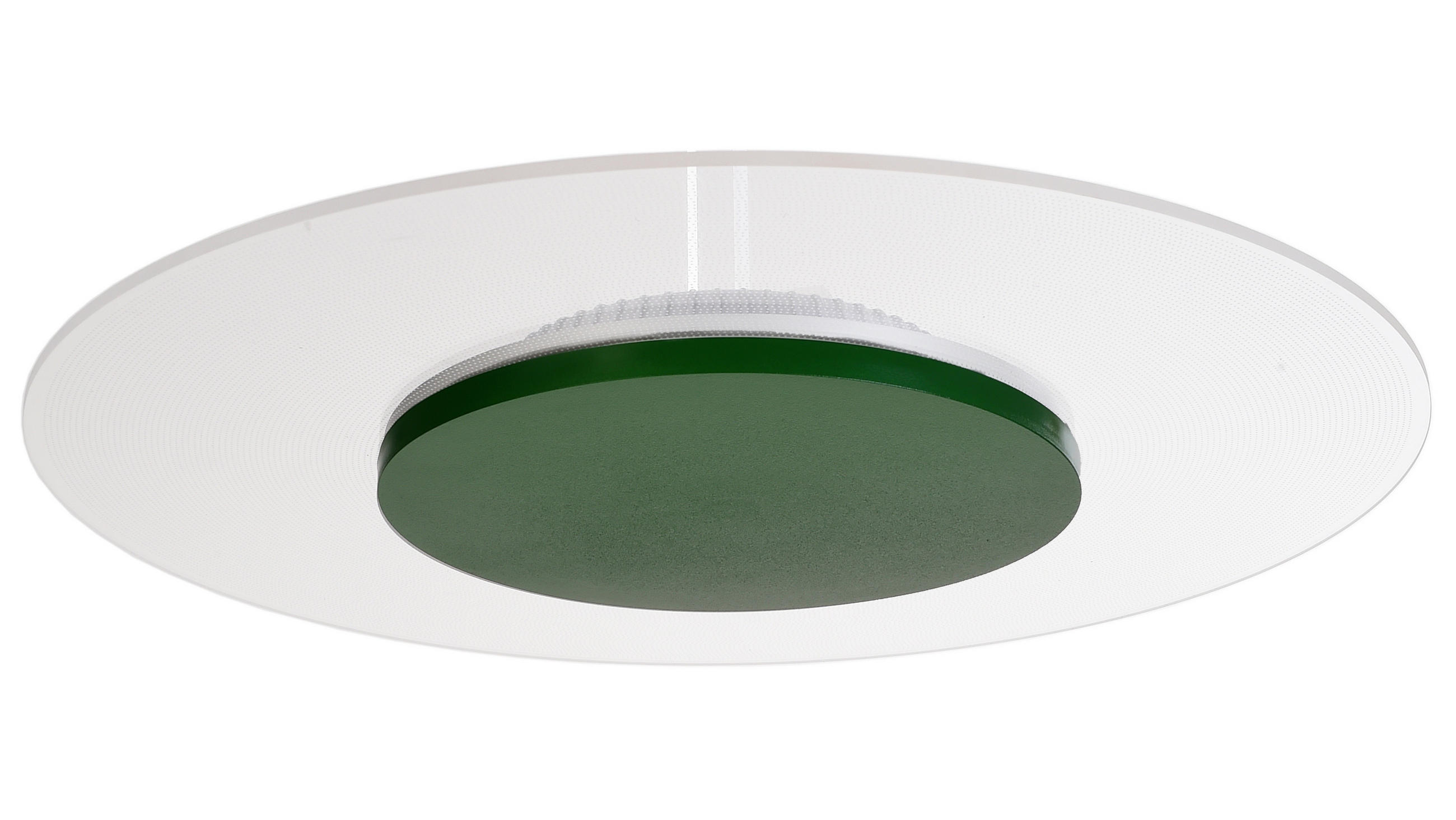 LED-DECKENLEUCHTE Zaniah 42/42/4,5 cm   - Grün, KONVENTIONELL, Kunststoff (42/42/4,5cm)