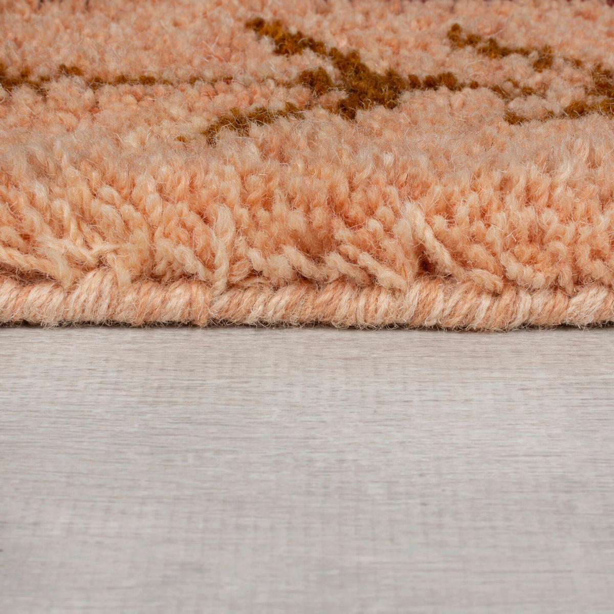 HANDWEBTEPPICH 160/230 cm SAHARA SHAGGY Rosa  - Rosa, KONVENTIONELL, Textil (160/230cm)