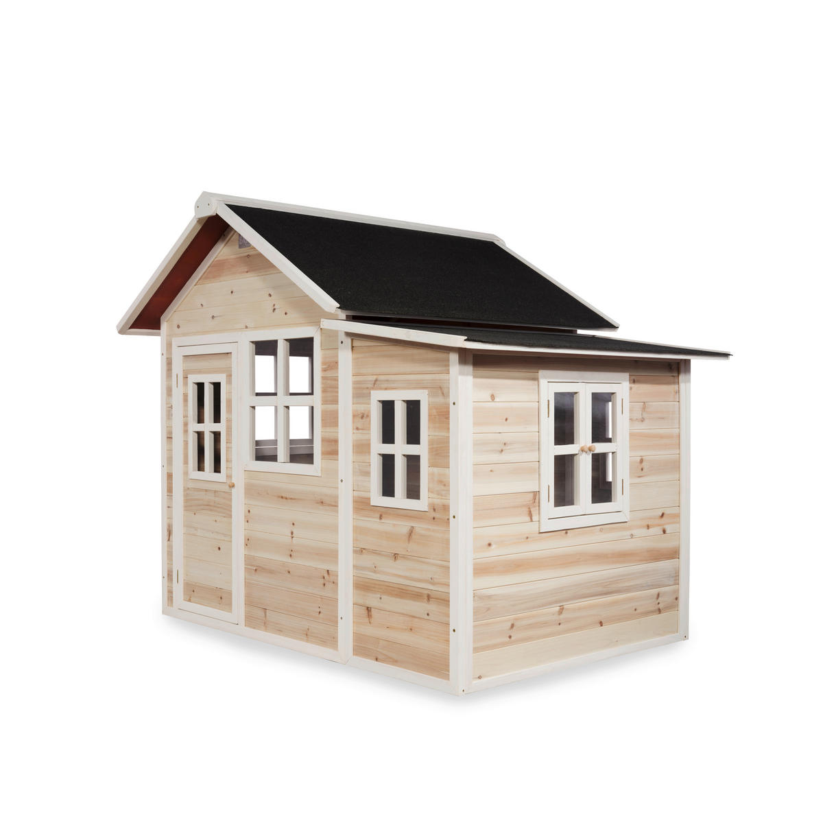 SPIELHAUS  - Naturfarben, KONVENTIONELL, Holz (188/149/159cm) - EXIT Toys