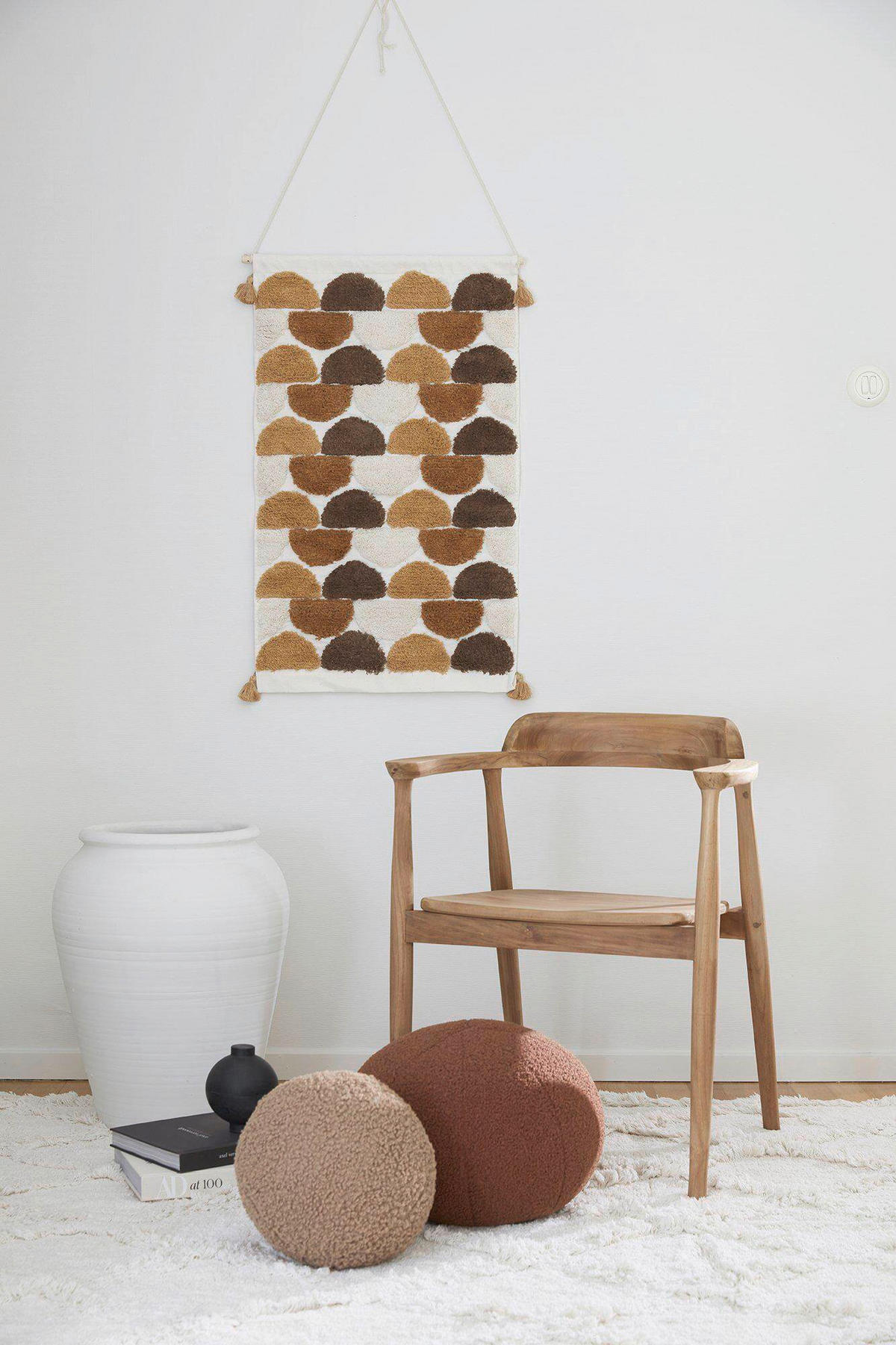 ZIERKISSEN  25/25 cm   - Braun, Basics, Textil (25/25cm)