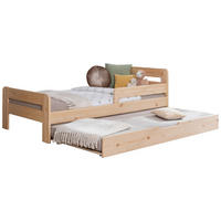 AUSZIEHBETT 90/200 cm  in Naturfarben  - Naturfarben, MODERN, Holz/Textil (90/200cm) - MID.YOU